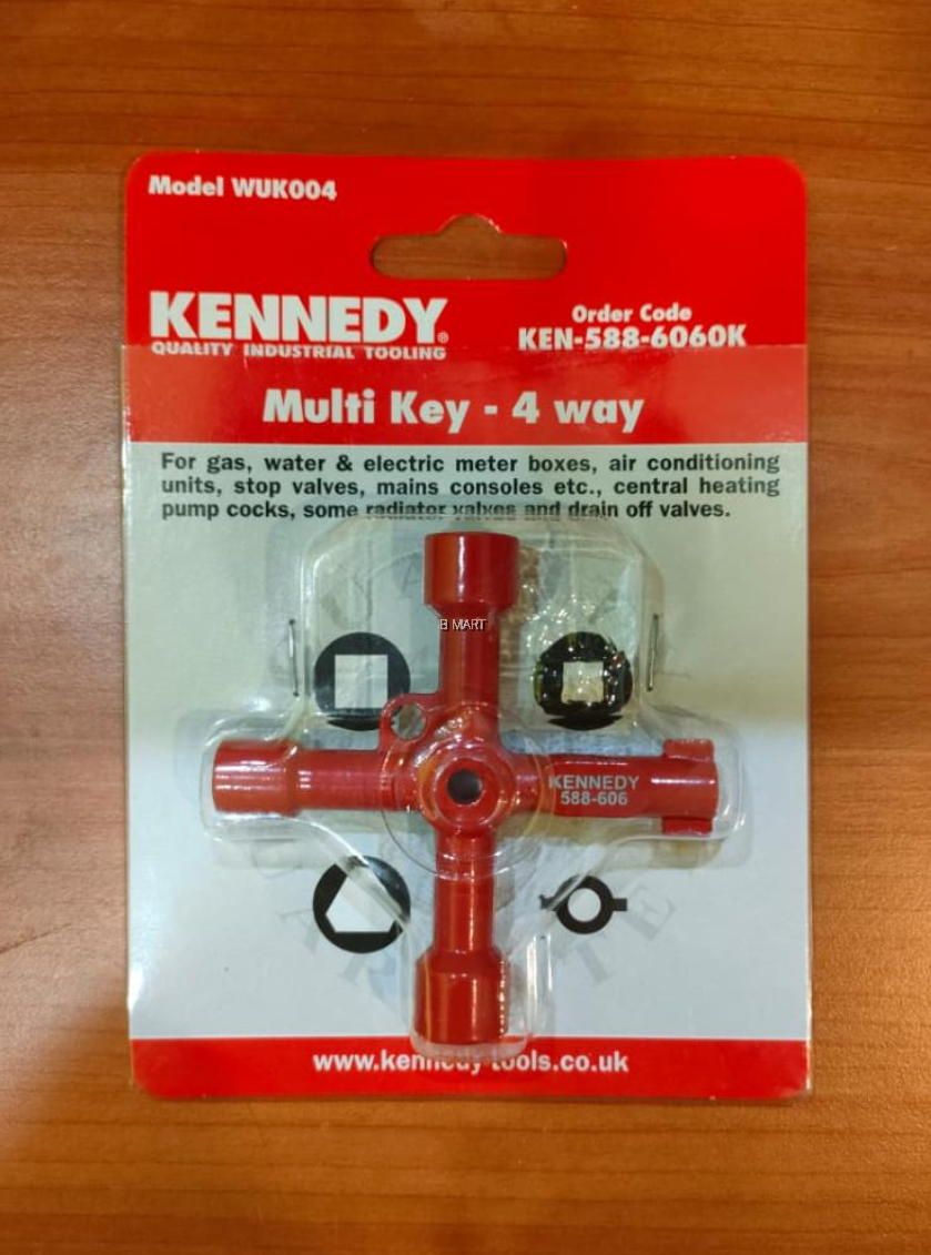 kay※ KENNEDY KEN5886060K MULTI-PURPOSE FOUR-WAY KEY