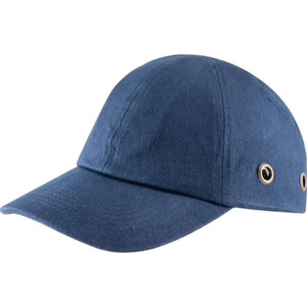 Bump Cap, Navy Blue, Vented, Standard Peak, 54cm to 59cm, EN812