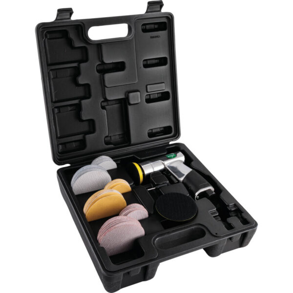 FOS003, Orbital Sander, Air, Circular, 75mm, 1/4in