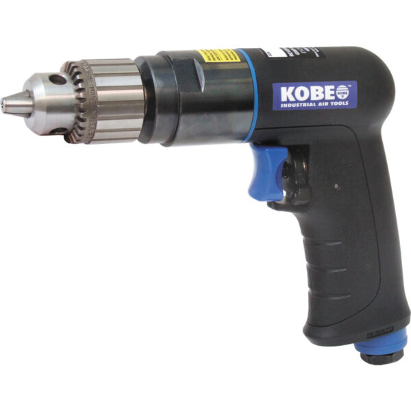 B2834, Air Drill, Air, 1800rpm, Keyed, 1 to 10mm, 1/4in., 373W