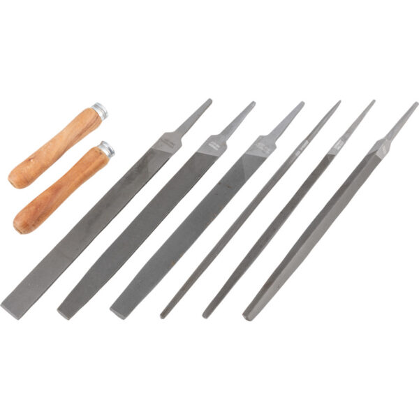200mm (8") 8 Piece Second Cut Engineers File Set