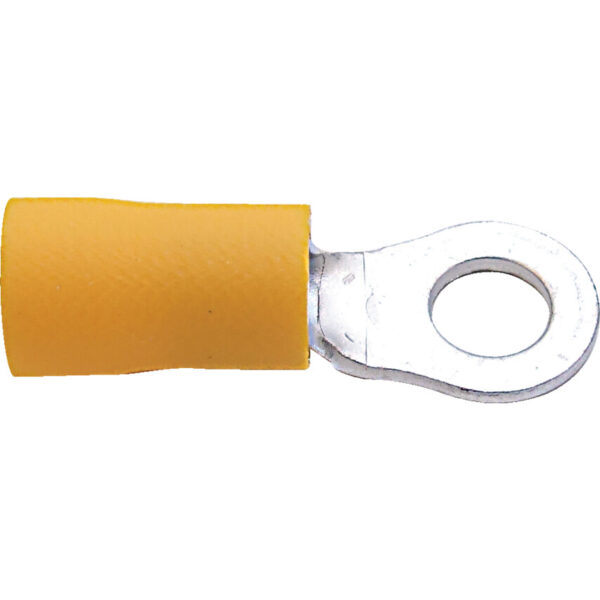 12.00mm YELLOW RING TERMINAL (PK-100)