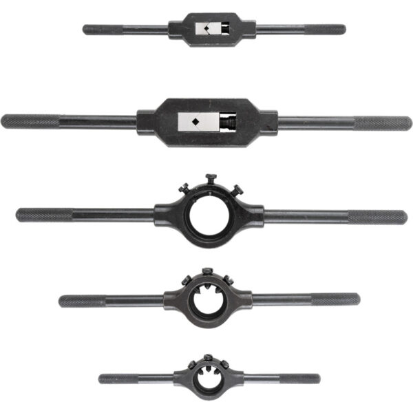 Tap Wrench & Diestock Set, Set of 5