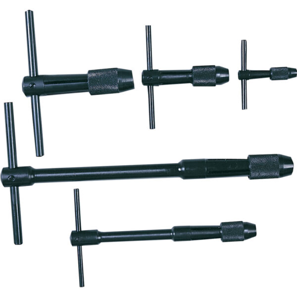 Tap Wrench Set, Sliding Handle, 7.2 - 9mm, Set of 5