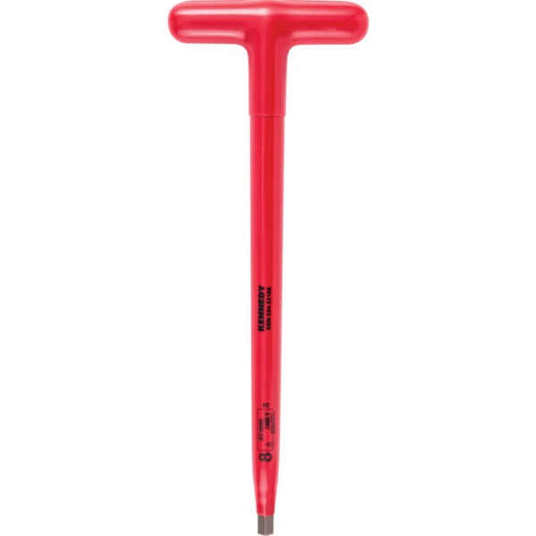 Hex Key, Insulated T-Handle, Hex, Metric, 8mm