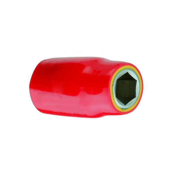 3/8in. Drive, Deep Insulated Socket, 22mm, Metric, Insulated Coating