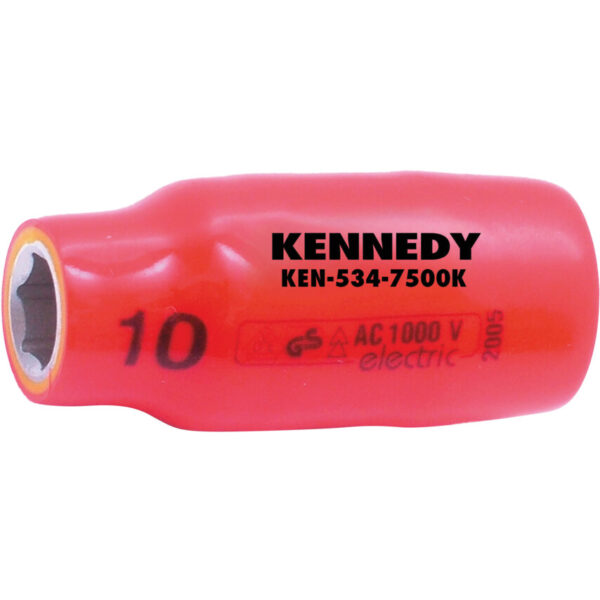 1/2in. Drive, Standard Insulated Socket, 20mm, Metric, Insulated Coating