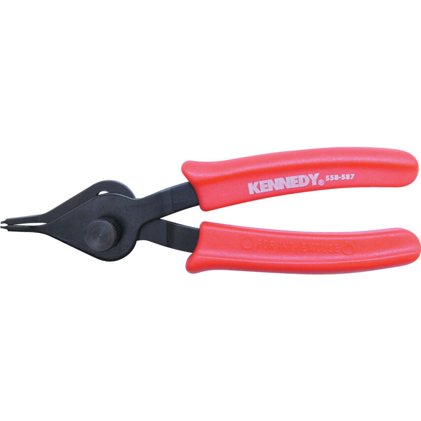 ken5585870k Circlip Pliers, Reversible, Carbon Steel, 150mm - Image 1