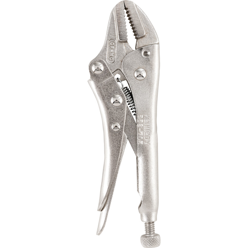 ken5587050k Self Grip Pliers, Straight, Chrome Vanadium Steel, 125mm - Image 1