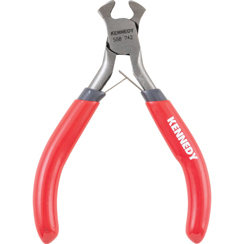 ken5587420k End Cutter Pliers, Smooth, Chrome Nickel Steel, 110mm - Image 1