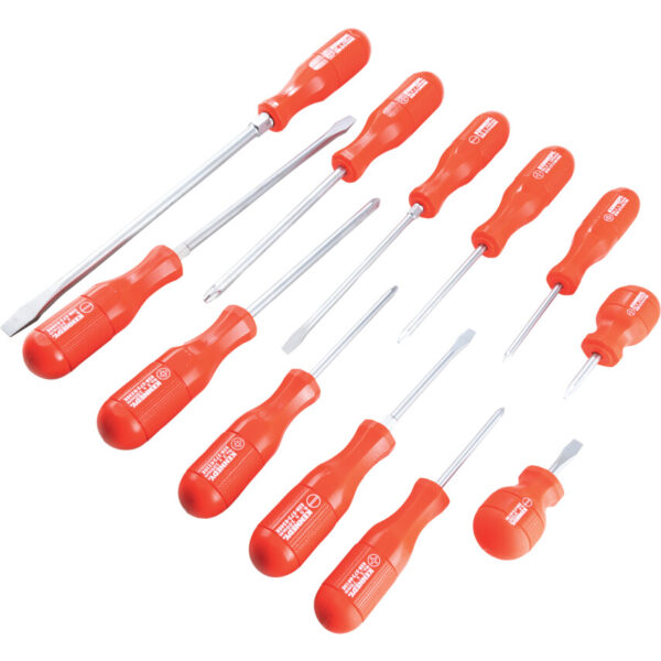Hi-Grip, Flared/Phillips/Pozi, Screwdriver Set, Set of 12