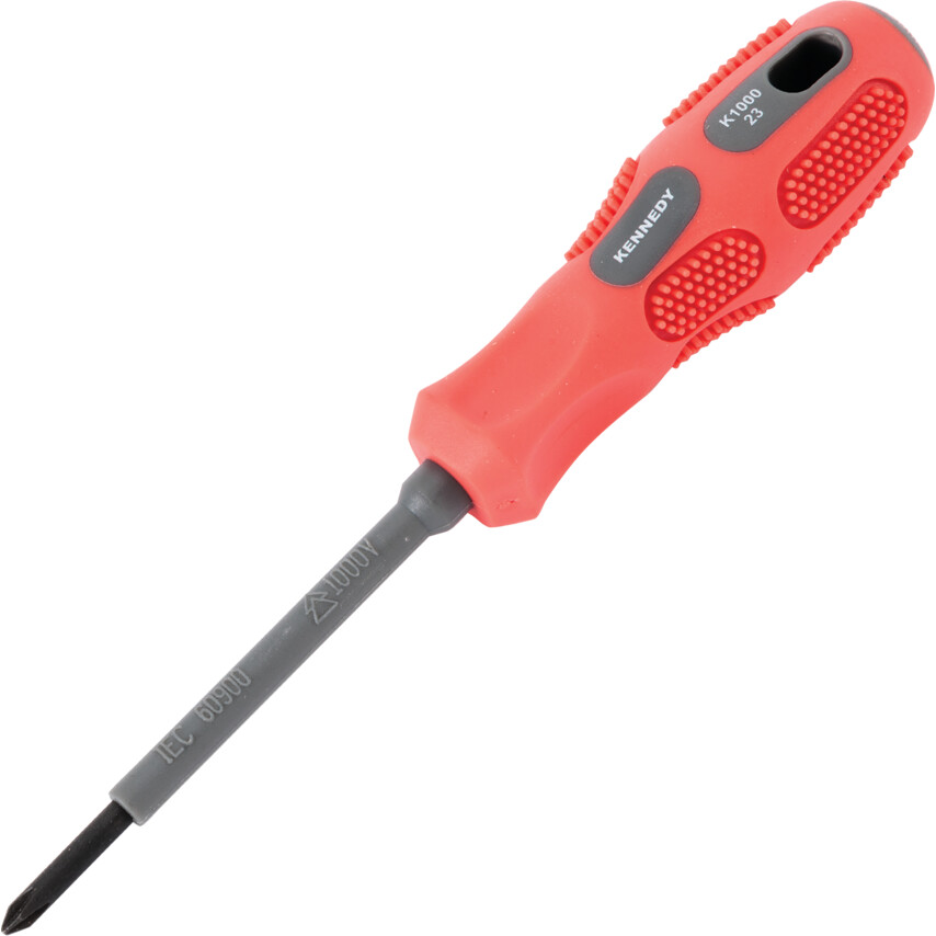 ken5727900k Electricians Screwdriver Phillips PH0 x 60mm - Image 1