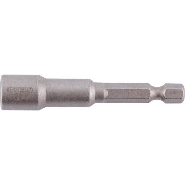 Screwdriver Bit, 8mm, Socket, 1/4" Hex