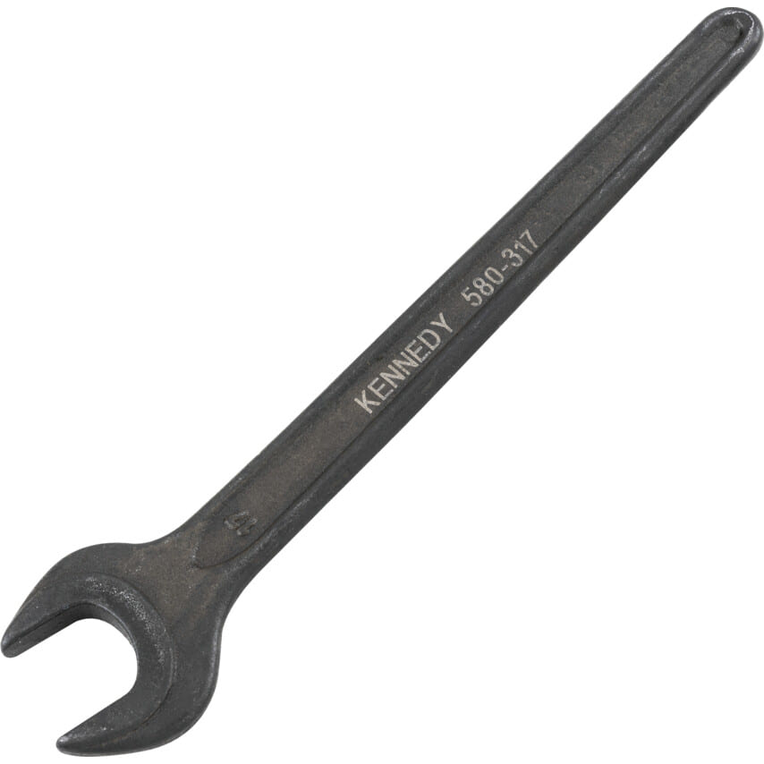 ken5801170k Metric Open Ended Spanner, Single End, Vanadium Steel, 17mm - Image 1