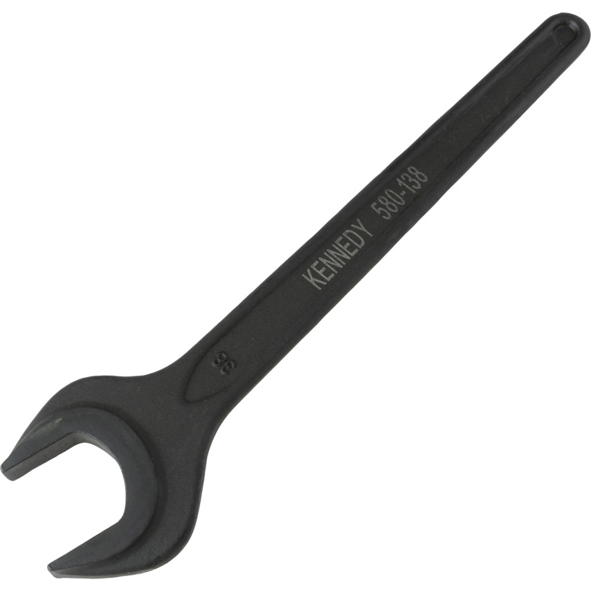 ken5801380k Metric Open Ended Spanner, Single End, Vanadium Steel, 38mm - Image 1