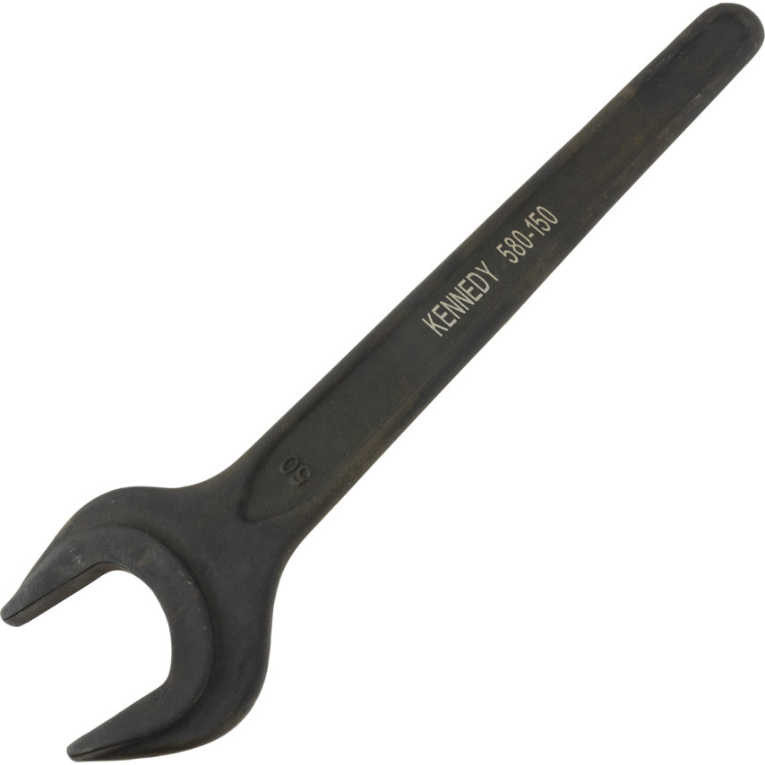 ken5801500k Metric Open Ended Spanner, Single End, Vanadium Steel, 50mm - Image 1