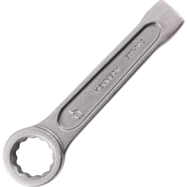 Single End, Ring Slogging Spanner, 27mm, Metric