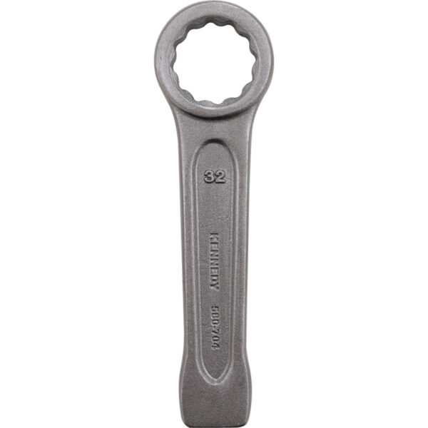 Single End, Ring Slogging Spanner, 32mm, Metric