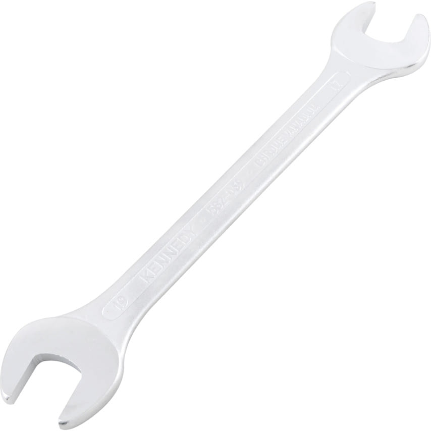 ken5820690k Double End, Open Ended Spanner, 17 x 19mm, Metric - Image 1