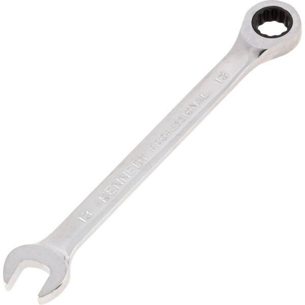 Double End, Ratcheting Combination Spanner, 13mm, Metric
