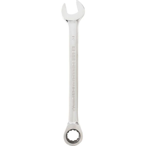 Double End, Ratcheting Combination Spanner, 19mm, Metric