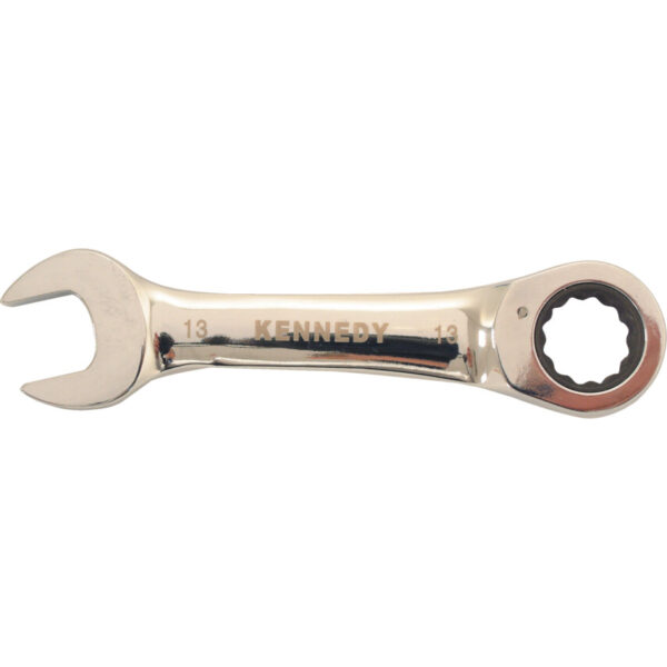 Double End, Ratcheting Combination Spanner, 17mm, Metric