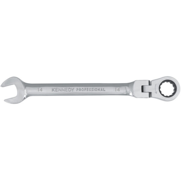 Double End, Ratchet Wrench, 14mm, Metric
