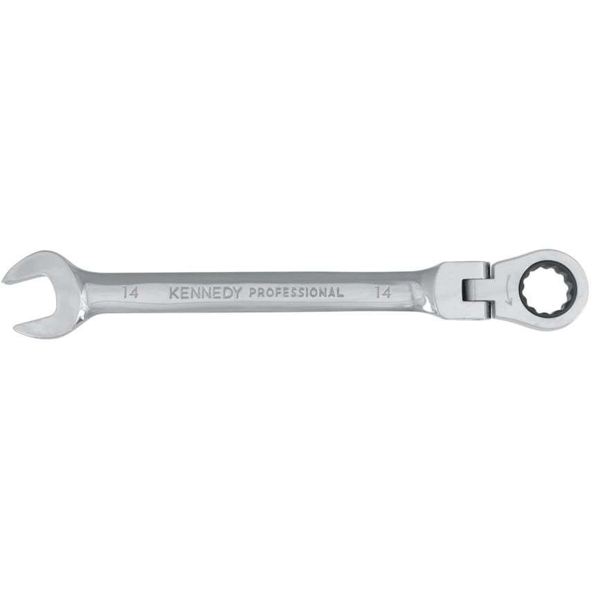 ken5822244k Double End, Ratchet Wrench, 14mm, Metric - Image 1