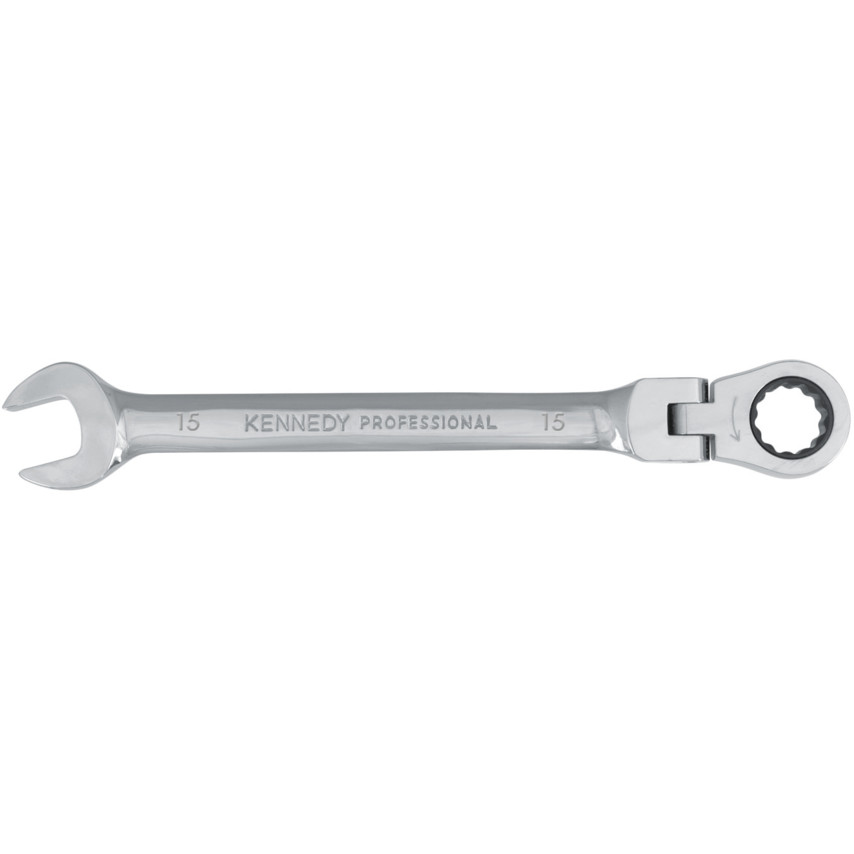 ken5822245k Double End, Ratchet Wrench, 15mm, Metric - Image 1