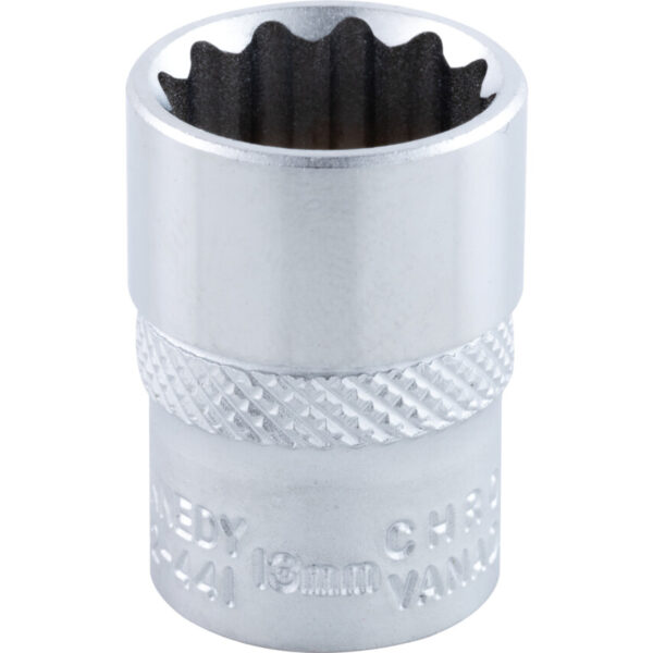 1/4in. Drive, Standard Bi-Hexagon Socket, 11mm, Metric, Chromed Finish