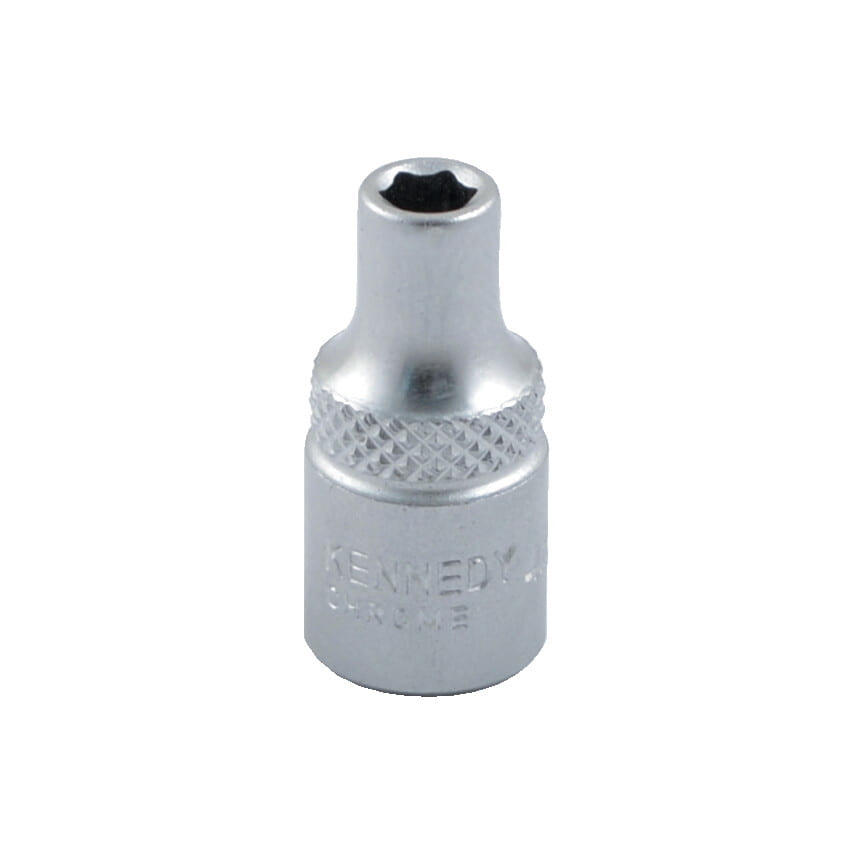 ken5824540k 1/4in. Drive, Standard Hexagon Socket, 4mm, Metric, Chromed Finish - Image 1