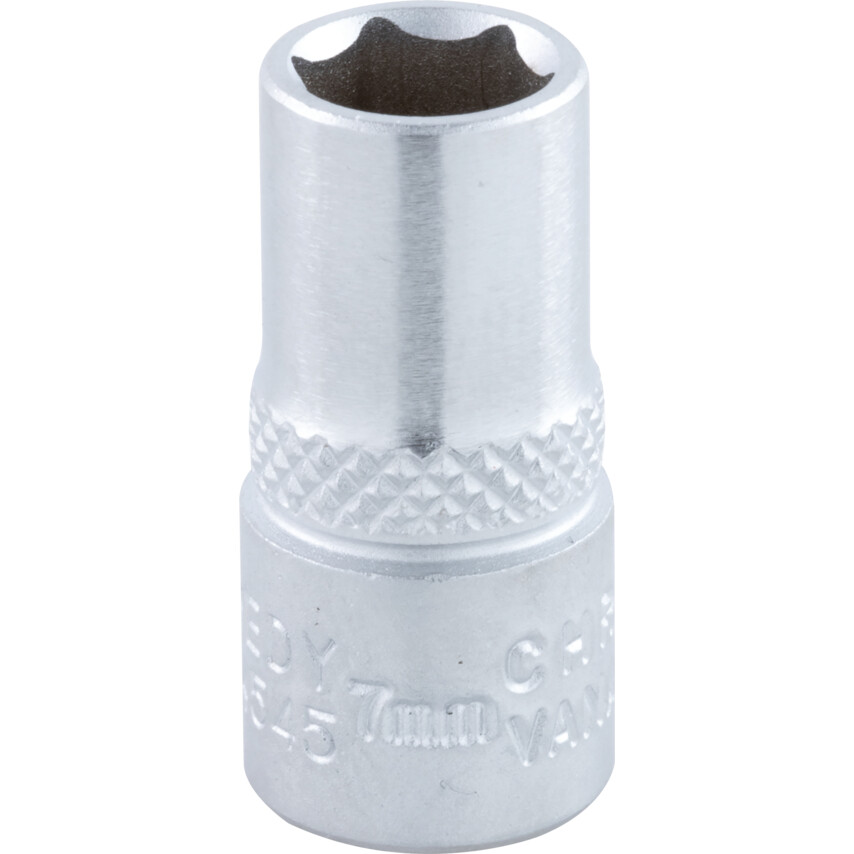 ken5824545k 1/4in. Drive, Standard Hexagon Socket, 7mm, Metric, Chromed Finish - Image 1