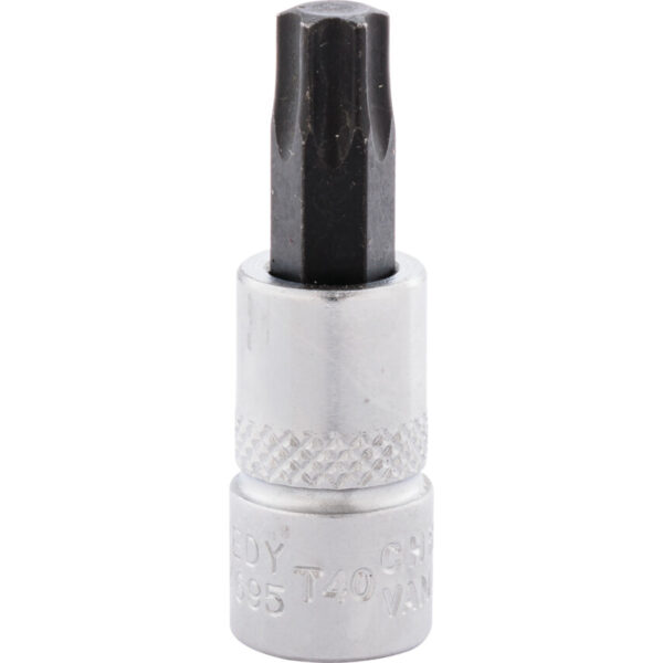 1/4in. Drive, Standard Torx Socket, T40, Chromed Finish