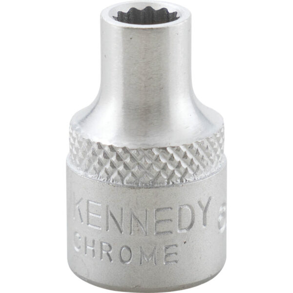 3/8in. Drive, Standard Bi-Hexagon Socket, 6mm, Metric, Chromed Finish