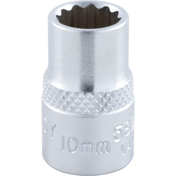 3/8in. Drive, Standard Bi-Hexagon Socket, 11mm, Metric, Chromed Finish