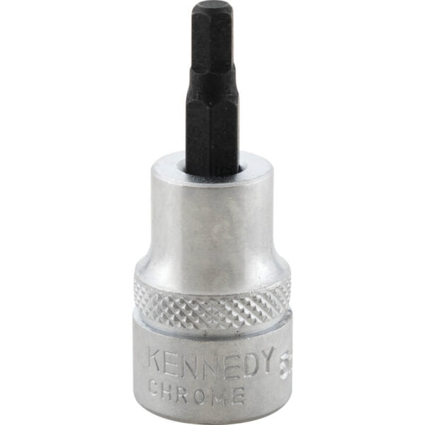 3/8in. Drive, Standard Hexagon Bit Socket, 5mm, Metric, Chromed Finish