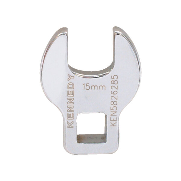 15mm Open End Crowfoot Wrench 3/8" Square Drive