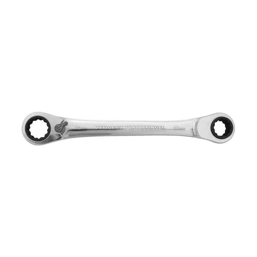ken5826856k Double End, Ring Spanner, 16 x 17mm/18 x 19mm, Metric - Image 1
