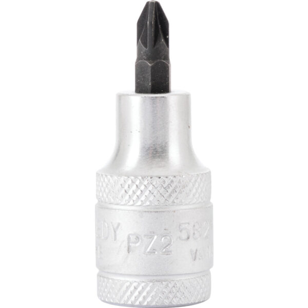 1/2in. Drive, Standard Screwdriver Bit Socket, 55mm, Metric, Chromed Finish