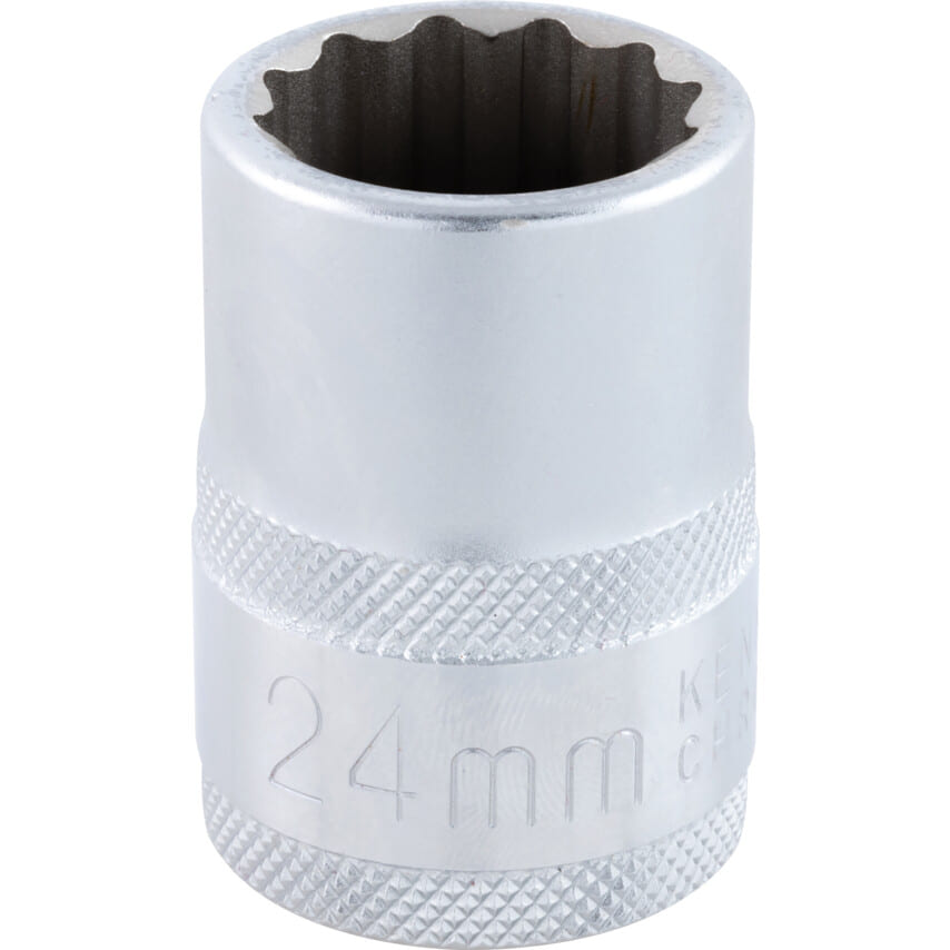 ken5828170k 3/4in. Drive, Standard Bi-Hexagon Socket, 24mm, Metric, Chromed Finish - Image 1