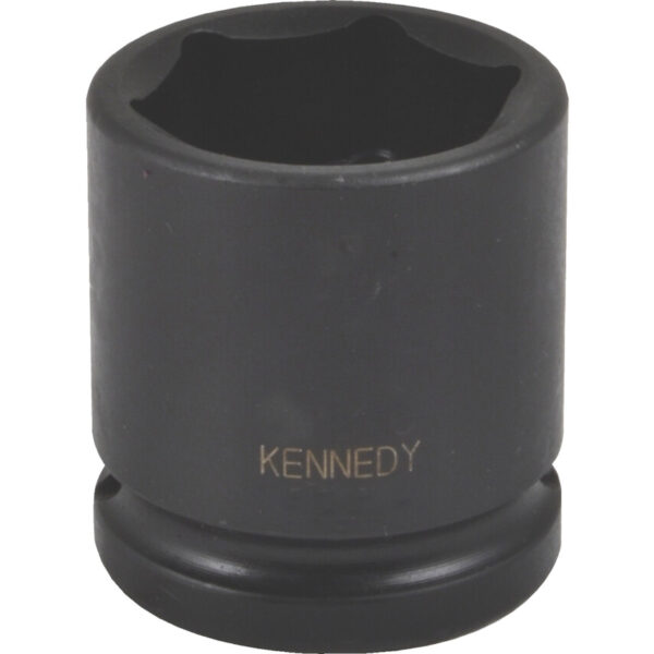 1/2in. Drive, Standard Hex Impact Socket, 9/16in. AF/Imperial, Black Oxide Finish