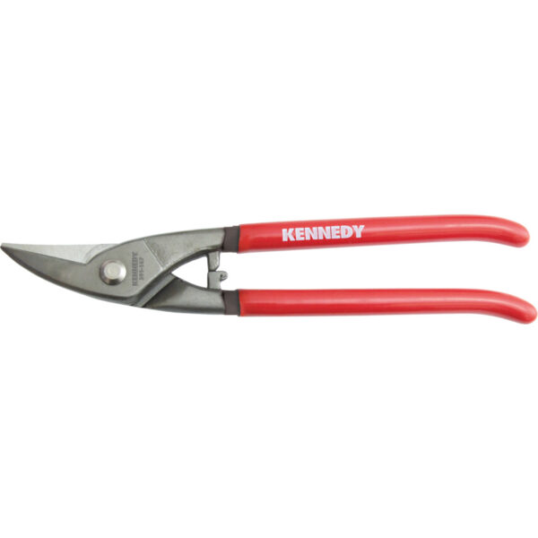 Manual Tin Snips, Cut Left, Blade Hardened Carbon Steel