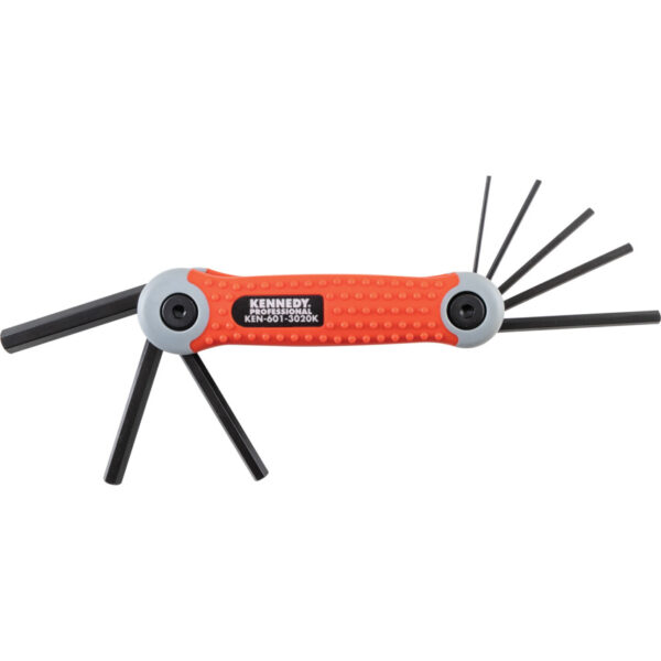 Hex Key, L-Handle, Hex, Metric, 1.5-8mm, 8-piece