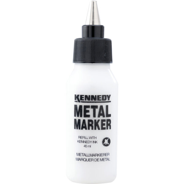 Paint Marker, White, Permanent, Ballpoint Tip, Single