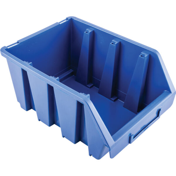 Storage Bins, Plastic, Blue, 170x240x126mm
