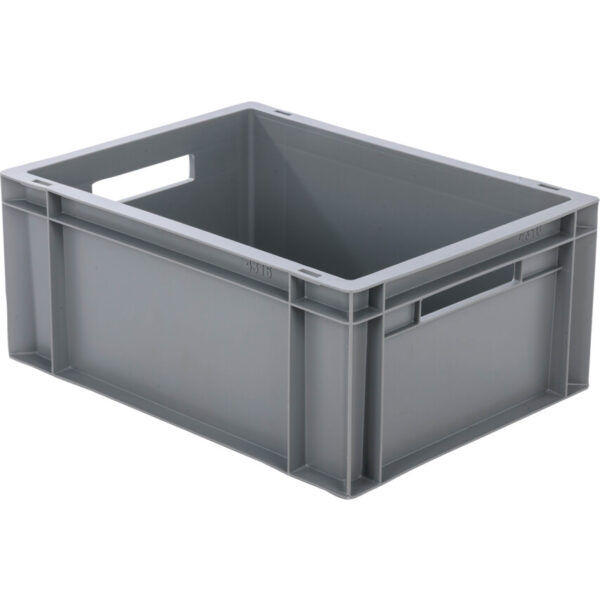 Euro Container, Plastic, Grey, 400x300x170mm