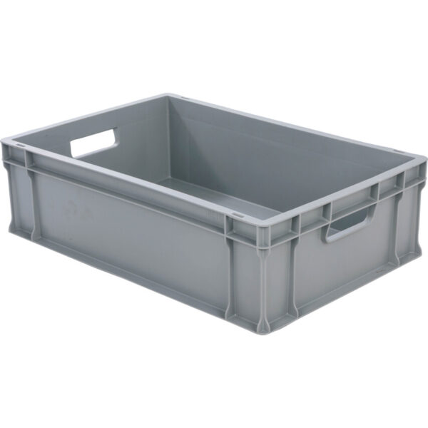 Euro Container, Plastic, Grey, 600x400x175mm