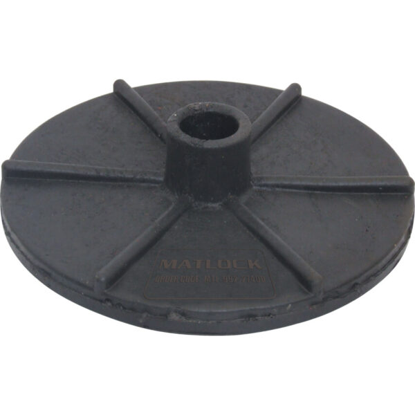 Heavy Duty Post Support Base, Post Base, Polyethylene, Black