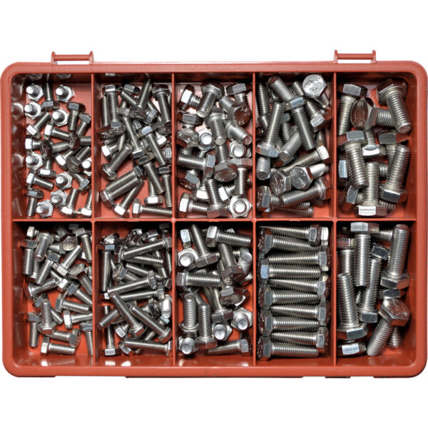 METRIC HEX HEAD SET SCREW KIT A4 AVG-200PC