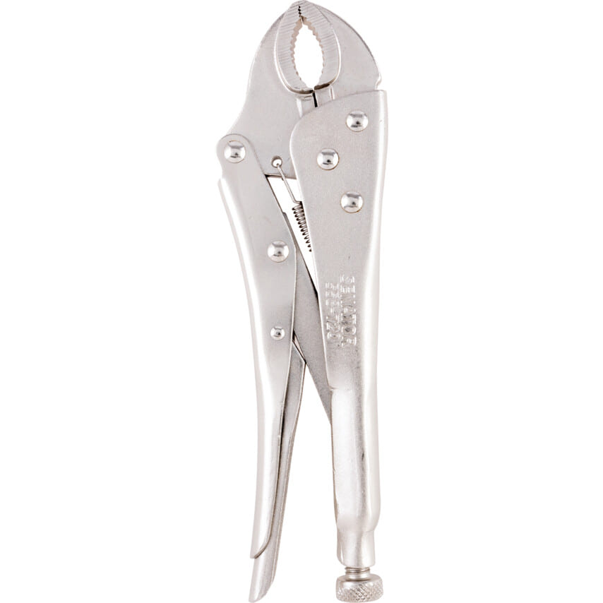 sen5587200k Self Grip Pliers, Curved, Carbon Steel, 220mm - Image 1
